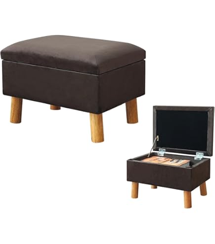 Amazon｜イタリア スツール 猫脚 ネイビーストライプ オットマン 補助